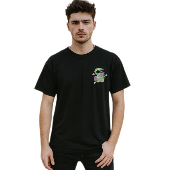 Locals Only Snake & Skull Graphic Tee, M - Picture 1 of 6